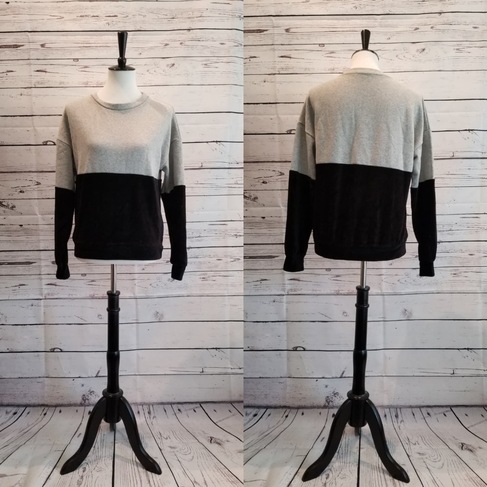 Soft Colorblock Velvet American Eagle Sweatshirt